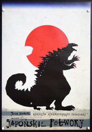 a poster of a monster