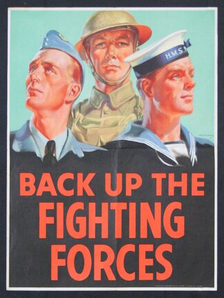 a poster of men wearing military uniforms