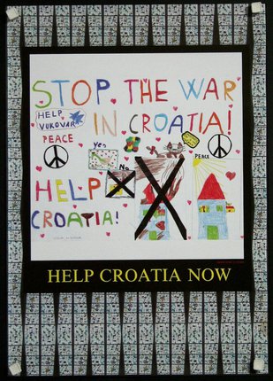 a poster with a picture of a war