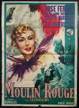 a poster of a woman with a red hair