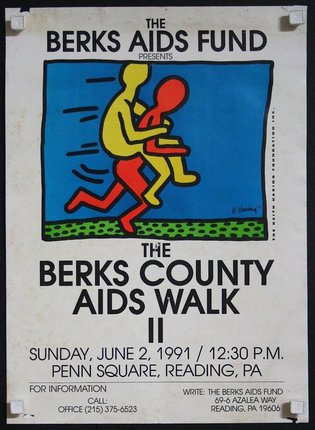 a poster for a aids walk