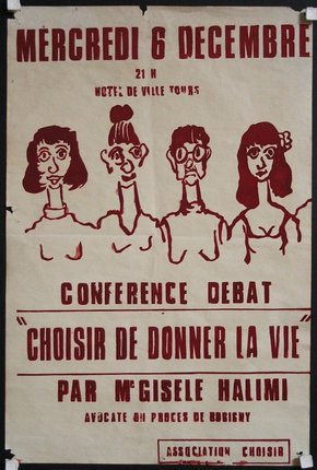a poster with a group of women