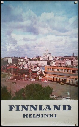 a city with a building in the background