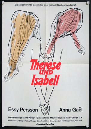 a poster of two women