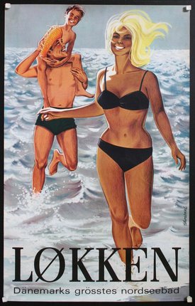 a woman and a boy in swimsuits