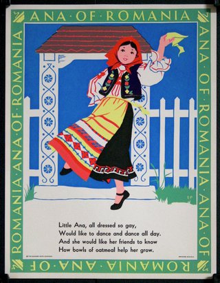 a poster with a girl dancing