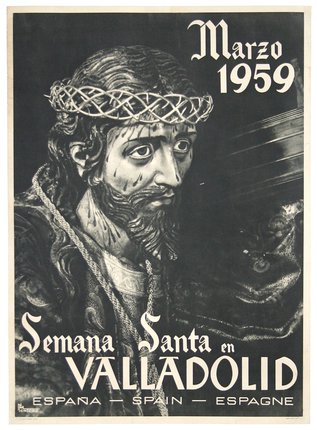 a poster of a man wearing a crown