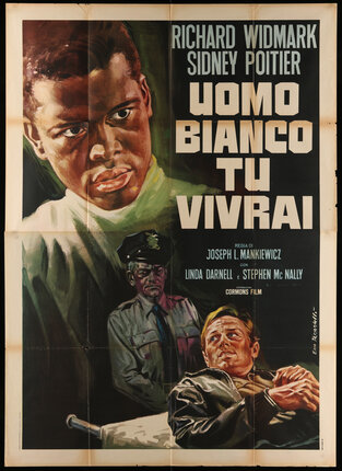 a movie poster with a man in uniform