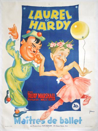 a poster of two people dancing