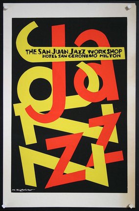 a poster for a jazz workshop