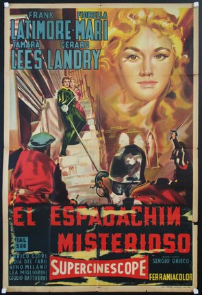 a movie poster with a woman in a helmet