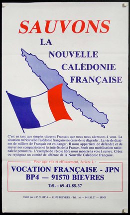 a poster with a flag and a map of france