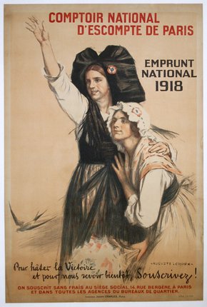 a poster of women raising her arm