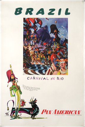 a poster of a carnival