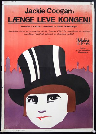 a poster of a man wearing a top hat