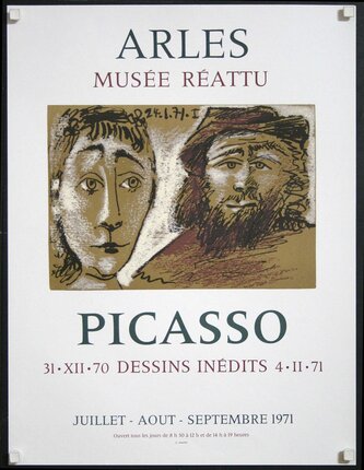 a poster with a couple of men