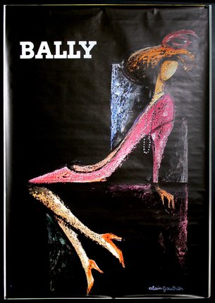 a poster of a woman in a pink dress