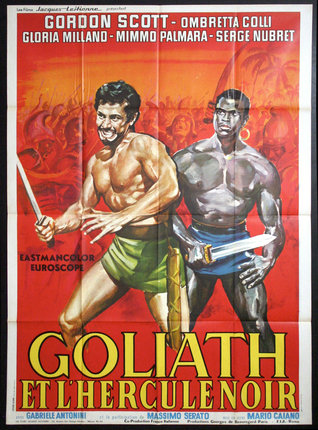 a movie poster of two men holding swords