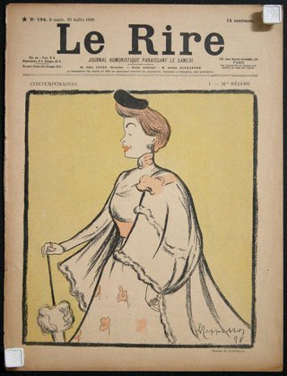 a woman in a dress and hat on a cover of a magazine
