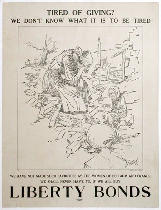 a poster with a woman and child