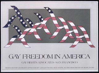 a poster with a flag design
