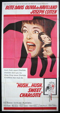 a movie poster of a woman with her mouth open