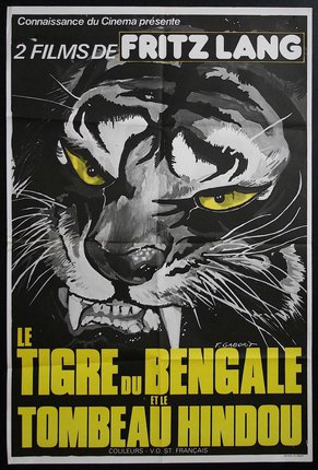 a poster of a tiger