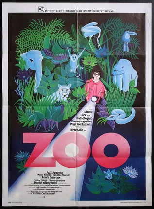 a poster for a zoo