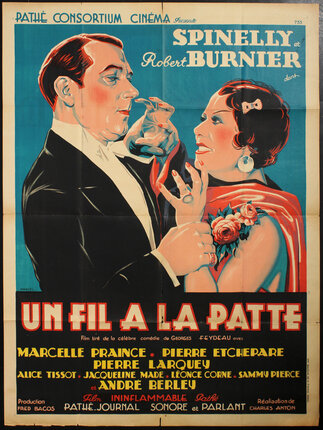 a poster of a man and a woman fighting