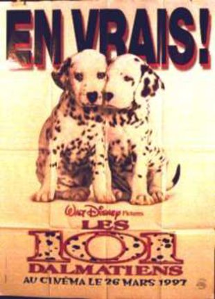 a poster of two dogs