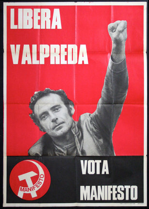 a poster of a man with a fist up