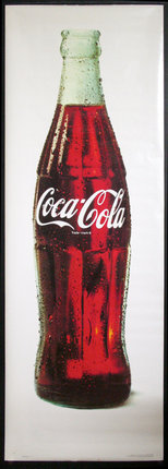 a poster of a soda bottle