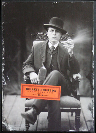 Пару постеров старой рекламы алкоголя. Bulleit Bourbon.