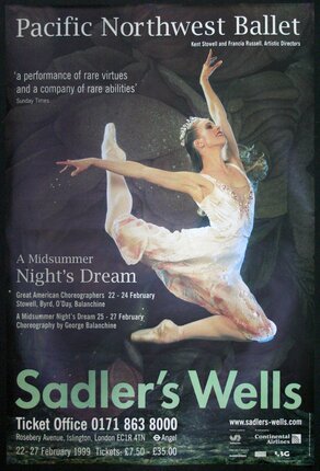 a poster for a ballet performance