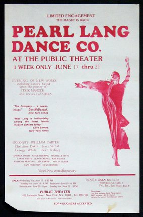 a poster for a dance company