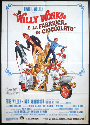 Willy Wonka e la Fabbrica di Cioccolato (4x), Original Vintage Poster