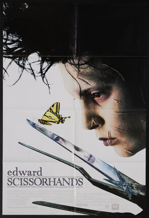 a movie poster of a man with a butterfly