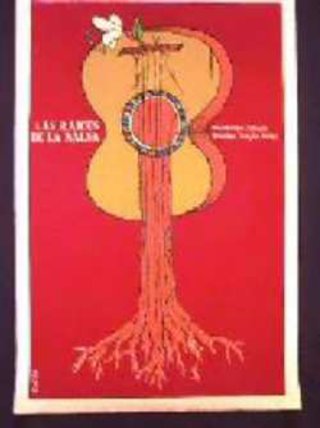 a poster of a guitar and a tree