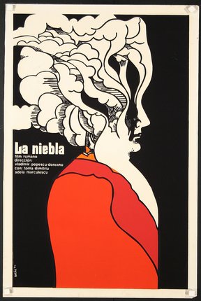 a poster of a man with smoke coming out of his head