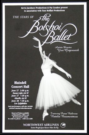 a poster for a ballet performance