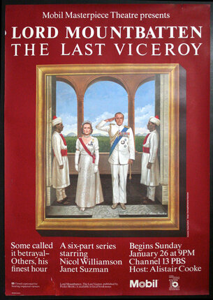 a poster of a military commander saluting