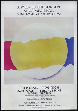 a poster of a yellow circle