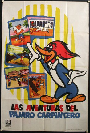 a poster of a cartoon character