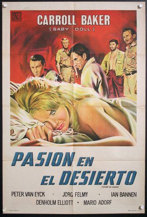 a movie poster with a woman sleeping on a bed