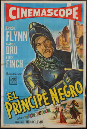a movie poster of a man in armor