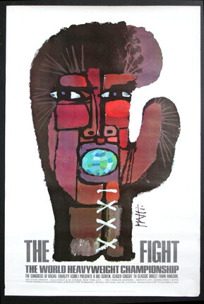 a poster of a man's face