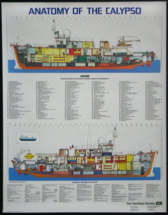 a poster of a ship