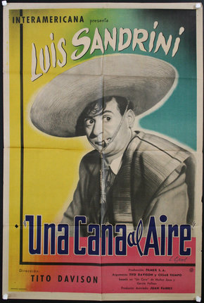 a poster of a man wearing a sombrero