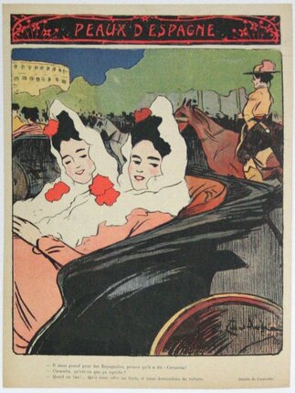 a poster of women in a car