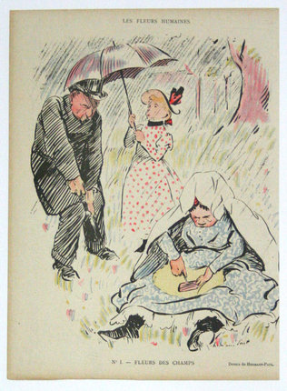 a man and woman under an umbrella